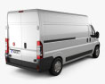 Fiat Ducato Panel Van LWB 2013 3d model back view