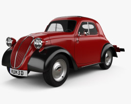 Fiat 500 Topolino 1936 3D model
