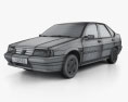 Fiat Tempra 1998 3Dモデル wire render