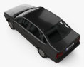 Fiat Tempra 1998 3D-Modell Draufsicht