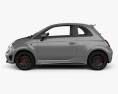 Fiat 500 Abarth 695 Biposto 2017 3d model side view