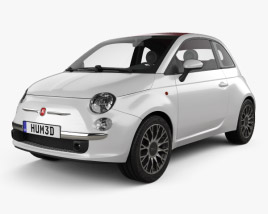 Fiat 500 C 2014 Modèle 3D