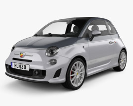 Fiat 500 C Abarth Esseesse 2014 3Dモデル