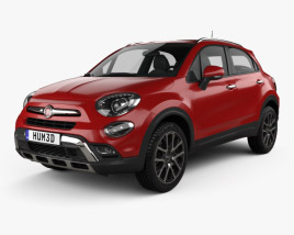 Fiat 500X Cross 2017 Modèle 3D