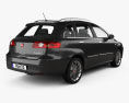 Fiat Croma 2011 3d model back view