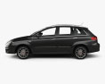 Fiat Croma 2011 3d model side view