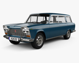 3D model of Fiat 2300 Familiare 1963
