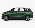 Fiat 500L (330) Living 2016 Modèle 3d vue de côté