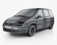 Fiat Ulysse 2010 3d model wire render