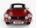 Fiat 1600 S Кабріолет 1963 3D модель front view