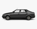Fiat Croma (154) 1996 3d model side view