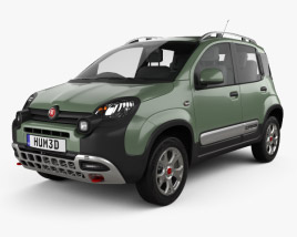 Fiat Panda Cross 2017 3D модель