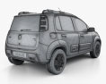 Fiat Uno Way 2018 3d model