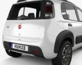 Fiat Uno Way 2018 3d model