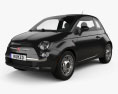 Fiat 500 Trendy 2018 3d model