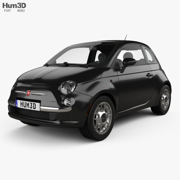 Fiat 500 Trendy 2018 3D-Modell