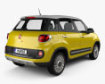 Fiat 500L Trekking 2018 Modello 3D vista posteriore