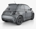 Fiat 500 Turbo 2017 3D 모델 