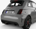 Fiat 500 Turbo 2017 3D модель