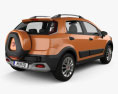 Fiat Avventura 2018 3d model back view