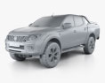 Fiat Fullback 概念 2016 3Dモデル clay render