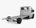 Fiat Ducato Single Cab Chassis L4 2017 3d model back view