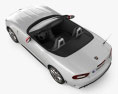 Fiat 124 Spider Abarth 2020 3d model top view