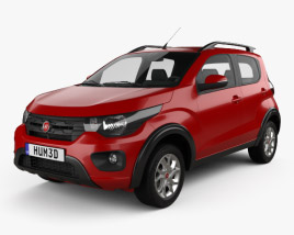 Fiat Mobi Way On 2020 3D model