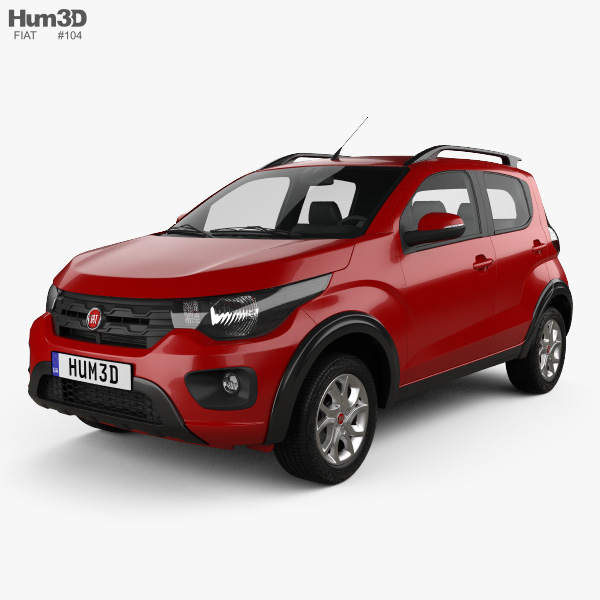 Fiat Mobi Way On 2020 3D model