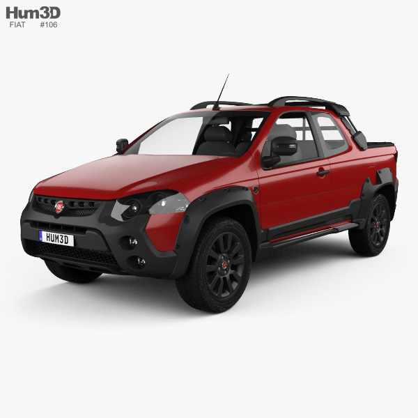 Fiat Strada Adventure CD Extreme 2018 3D model