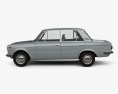 Fiat 125 1967 3D 모델  side view