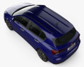Fiat Tipo hatchback 2017 3d model top view