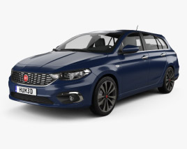 Fiat Tipo 스테이션 왜건 2020 3D 모델 