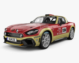Fiat 124 Abarth Rally 2020 3D-Modell