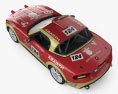 Fiat 124 Abarth Rally 2020 3d model top view