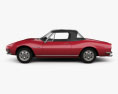 Fiat Dino Spider 2400 1969 3d model side view