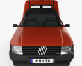 Fiat Fiorino Furgoneta 1988 Modelo 3D vista frontal