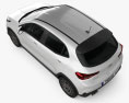 Fiat Argo HGT 2020 3d model top view