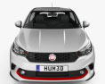 Fiat Argo HGT 2020 Modèle 3d vue frontale