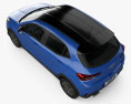 Fiat Argo HGT Opening Edition Mopar 2020 3D-Modell Draufsicht
