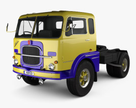 Fiat 682 N3 Tractor Truck 2017 3D model