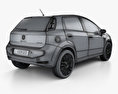 Fiat Punto TwinAir 5 puertas 2012 Modelo 3D