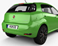 Fiat Punto TwinAir п'ятидверний 2018 3D модель