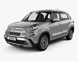 Fiat 500L Cross 2016 3D model