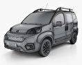Fiat Fiorino Premio 2017 Modelo 3D wire render