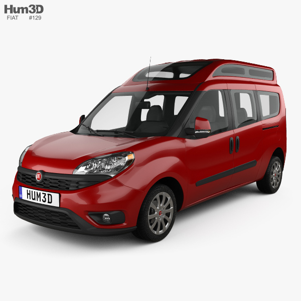 Fiat Doblo Combi L2H2 2017 3D model