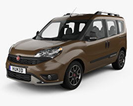 Fiat Doblo Trekking 2017 3D model