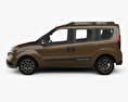 Fiat Doblo Trekking 2017 3d model side view