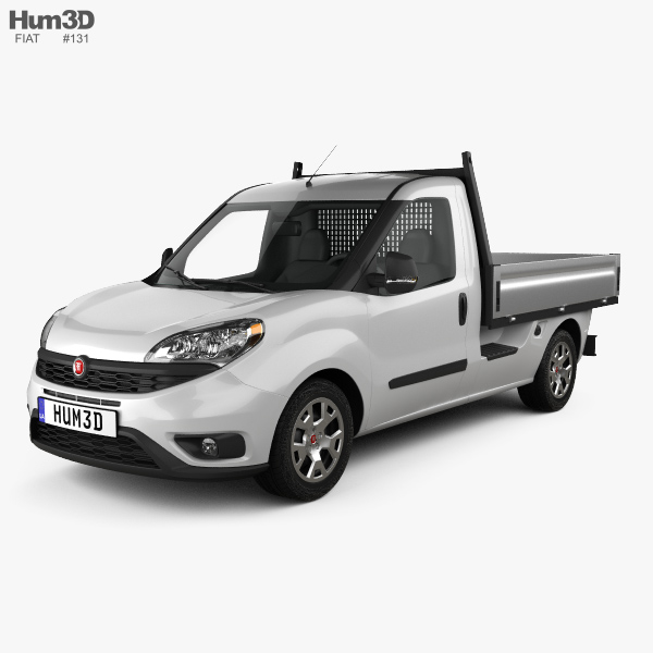 Fiat Doblo Work Up 2017 3D model