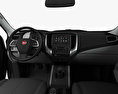 Fiat Fullback Double Cab with HQ interior 2019 3d model dashboard